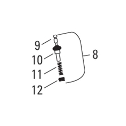 DGR-308K AIR VALVE KIT FOR SIPHON FEED